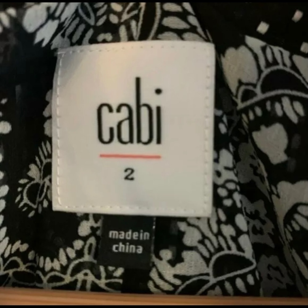 CAbi Polka Dot Black White Women's Blazer - Picture 7 of 8